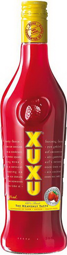 Ликер Ксуксу клубничный с водкой Ликер Xu-xu Strawberry & Vodka